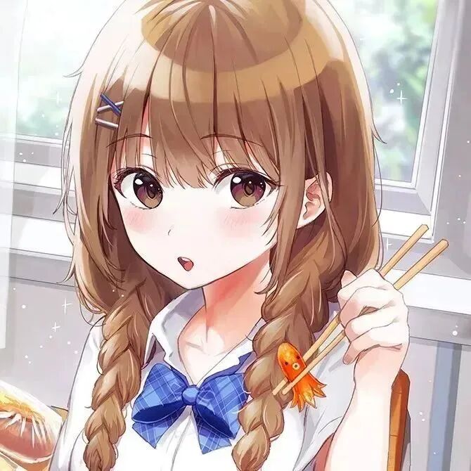 动漫头像  学生 动漫女 动漫女头 