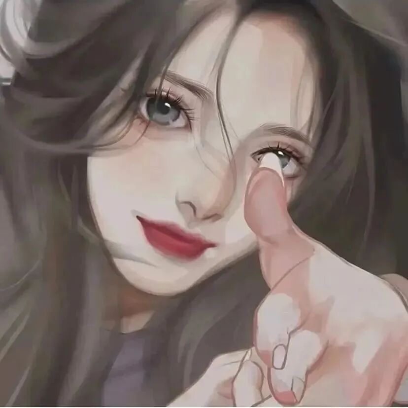 动漫头像  动漫女 动漫女头 手绘