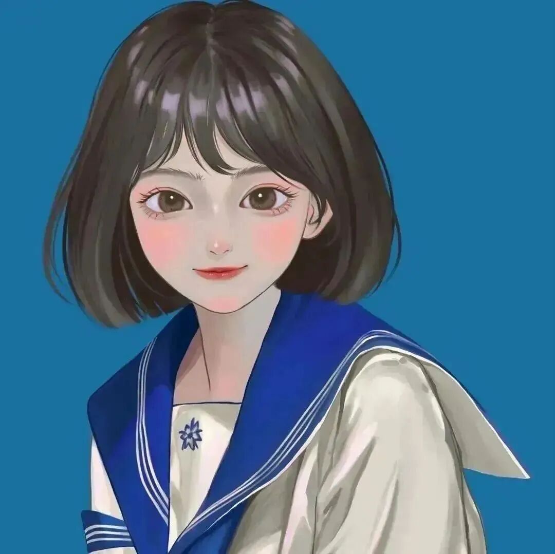 动漫头像  动漫女 动漫女头  学生