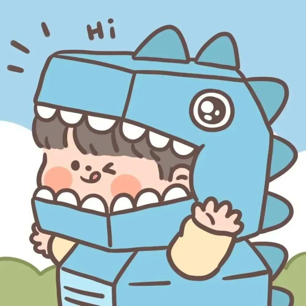 情头 情侣头像 一人一半 甜