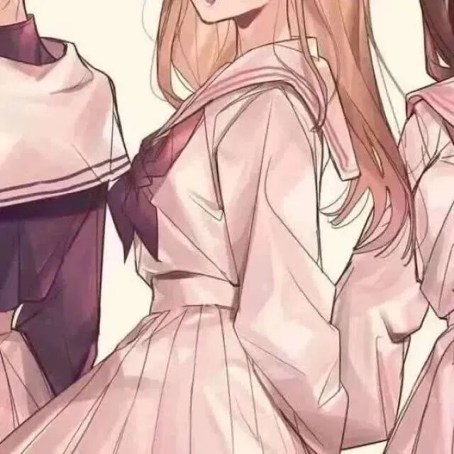 动漫头像  动漫女 动漫女头  闺蜜头像 闺蜜 三人闺蜜 三人闺蜜头像  可爱 可爱头像 学生