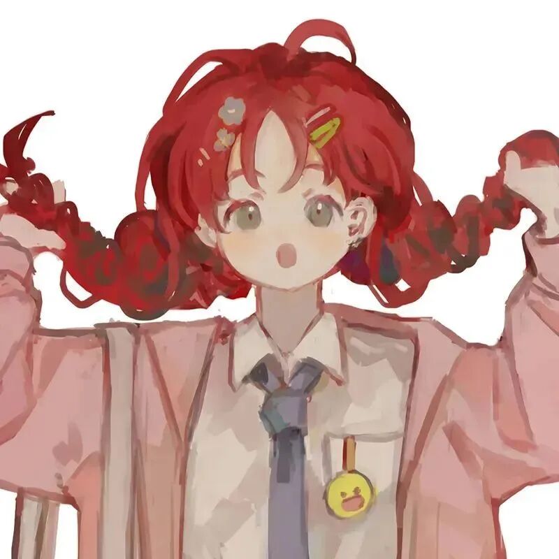 可爱头像 学生 闺蜜头像 闺蜜 手绘