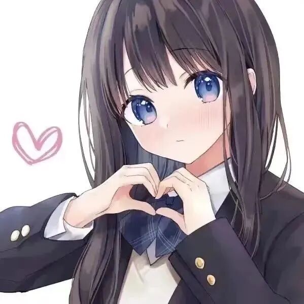 动漫头像  动漫女 动漫女头  学生