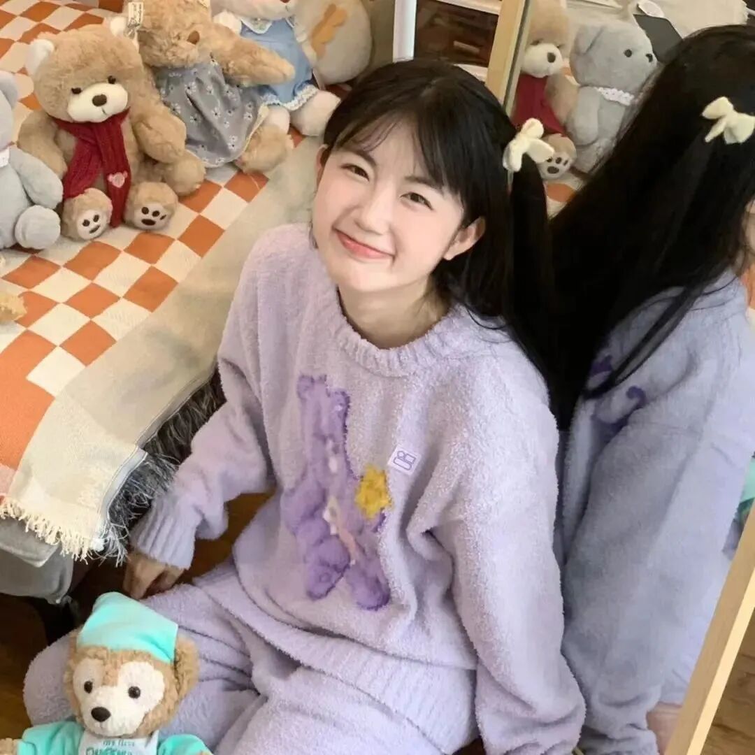 可爱 女 