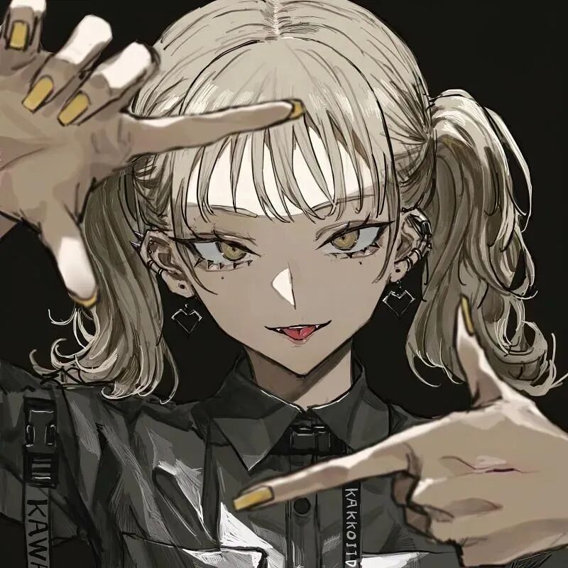 动漫头像  动漫女 动漫女头  暗黑