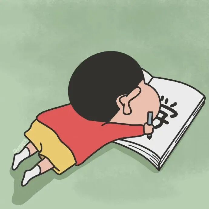 可爱学习蜡笔小新卡通头像