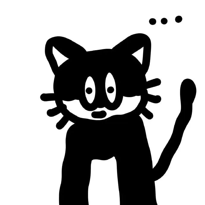 沙雕搞怪极简猫咪卡通头像