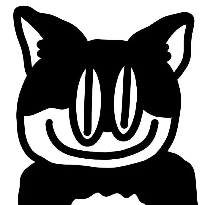 沙雕搞怪极简猫咪卡通头像