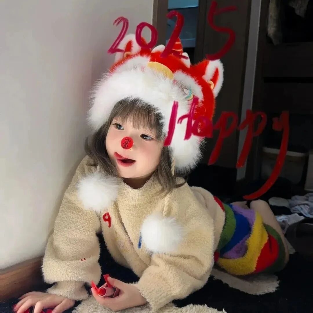 新年小女孩萌娃头像