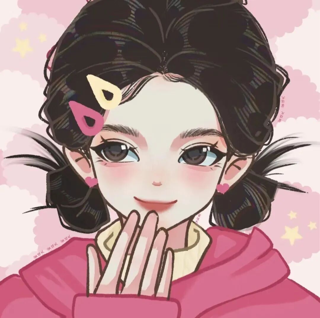 可爱手绘动漫头像女