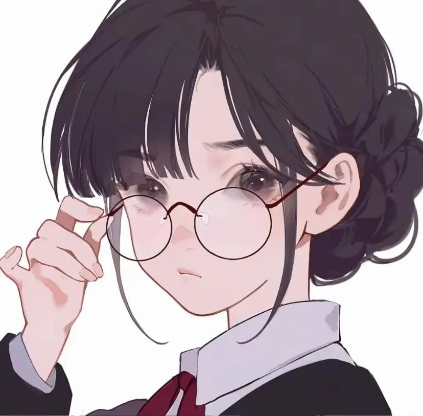 学院风动漫头像女