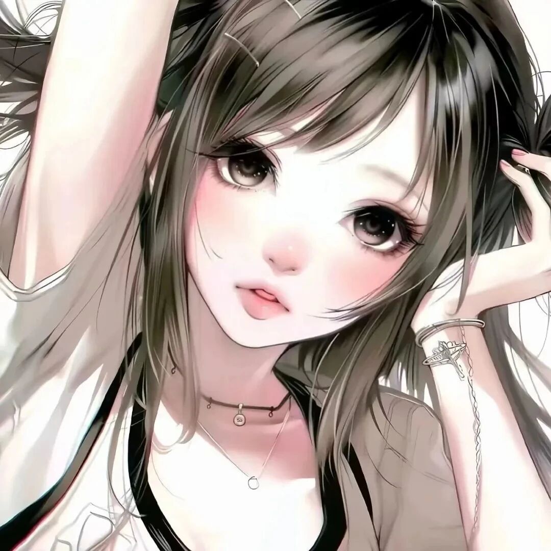 古早感动漫头像女