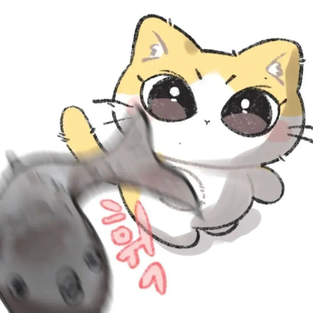 koucosluerngduoliya可爱怕老婆猫咪卡通情侣头像