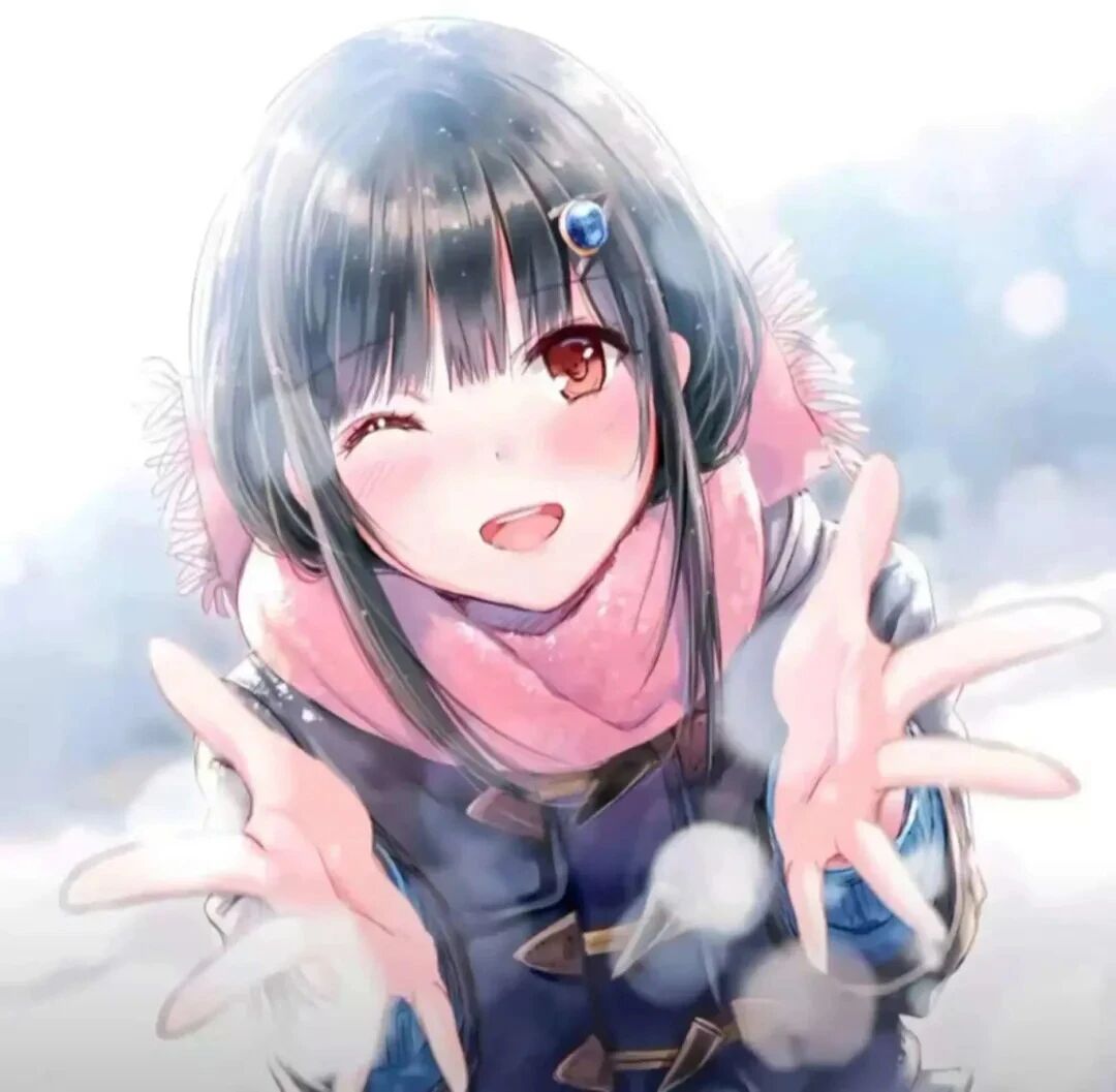 冬天古早感动漫头像女