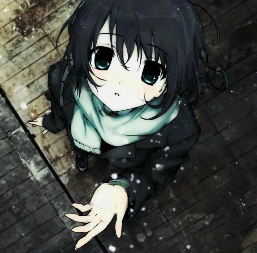 冬天古早感动漫头像女