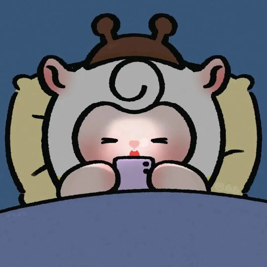 熬夜懒羊羊四人闺蜜头像卡通动漫闺蜜头像