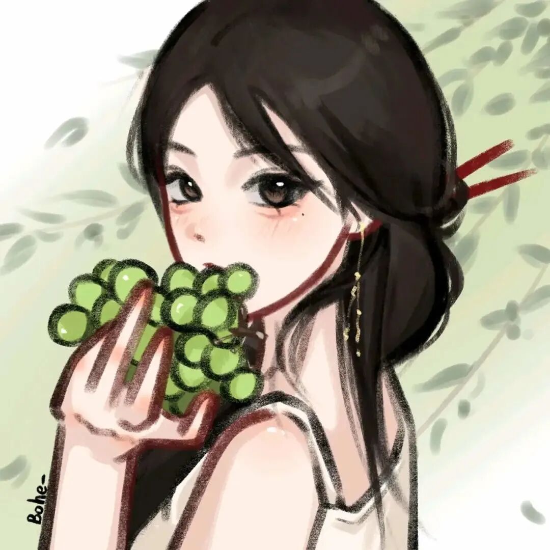 手绘动漫头像女