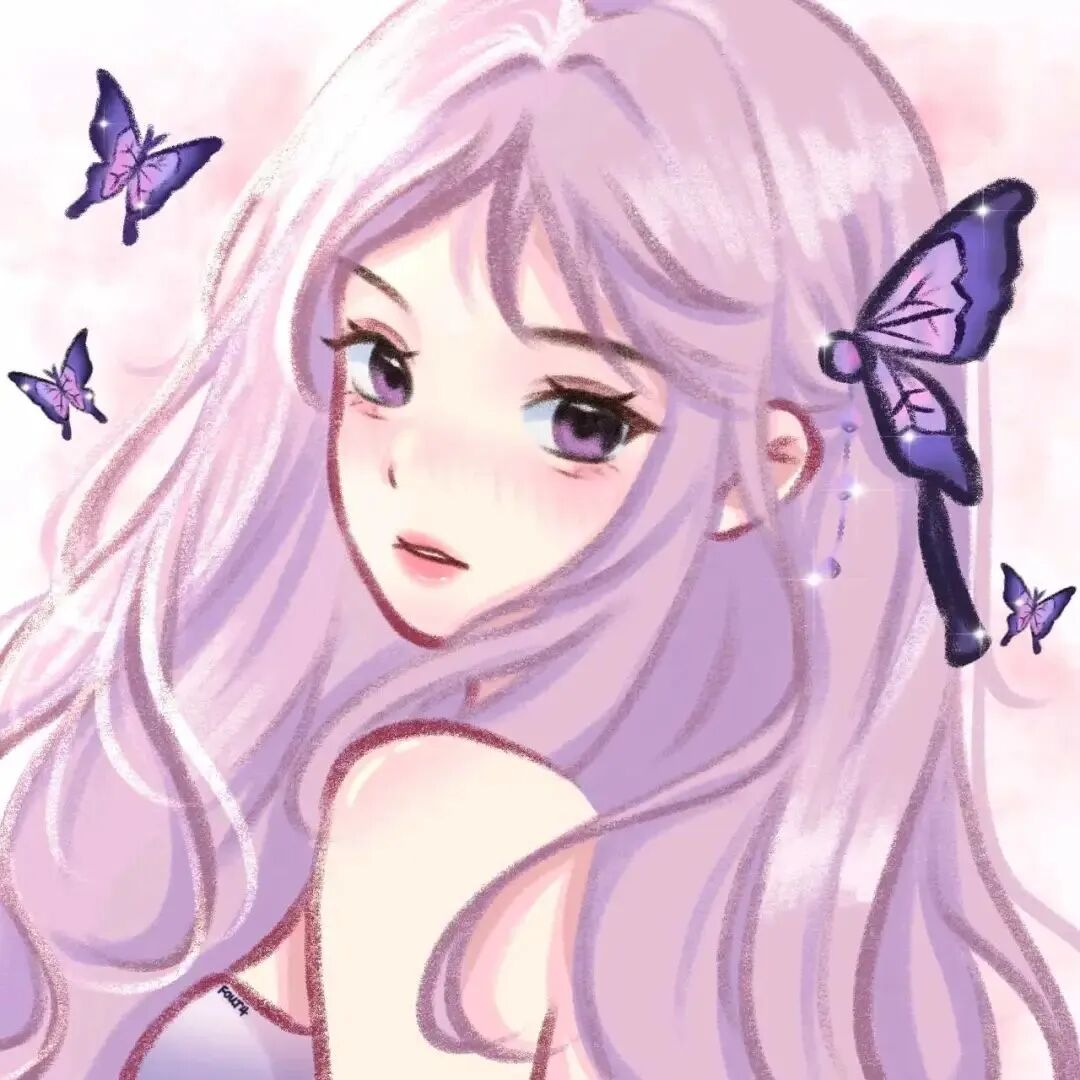 手绘动漫头像女