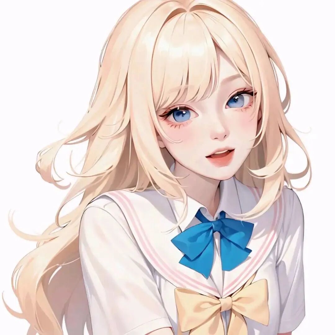 学院风动漫头像女