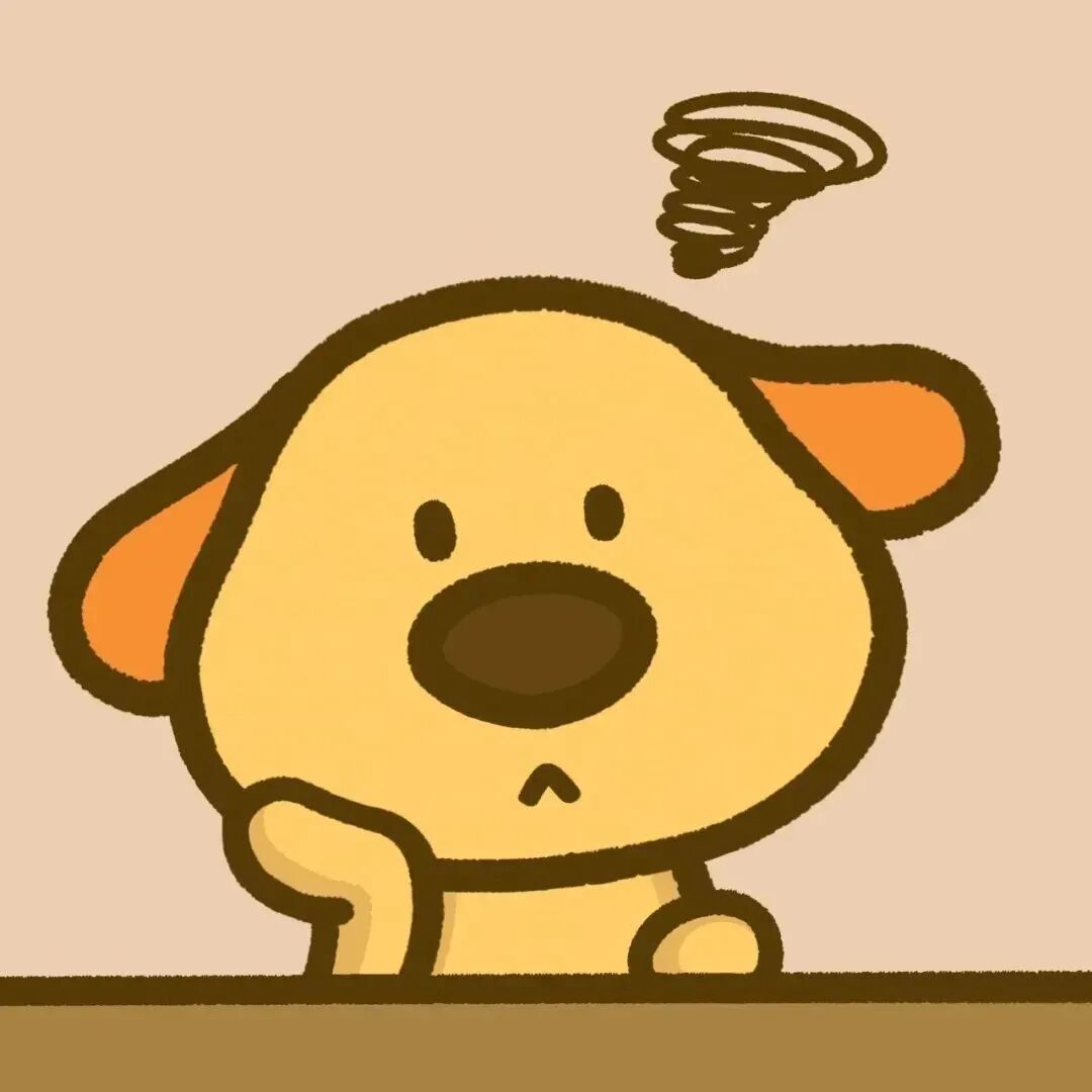 可爱小狗卡通头像