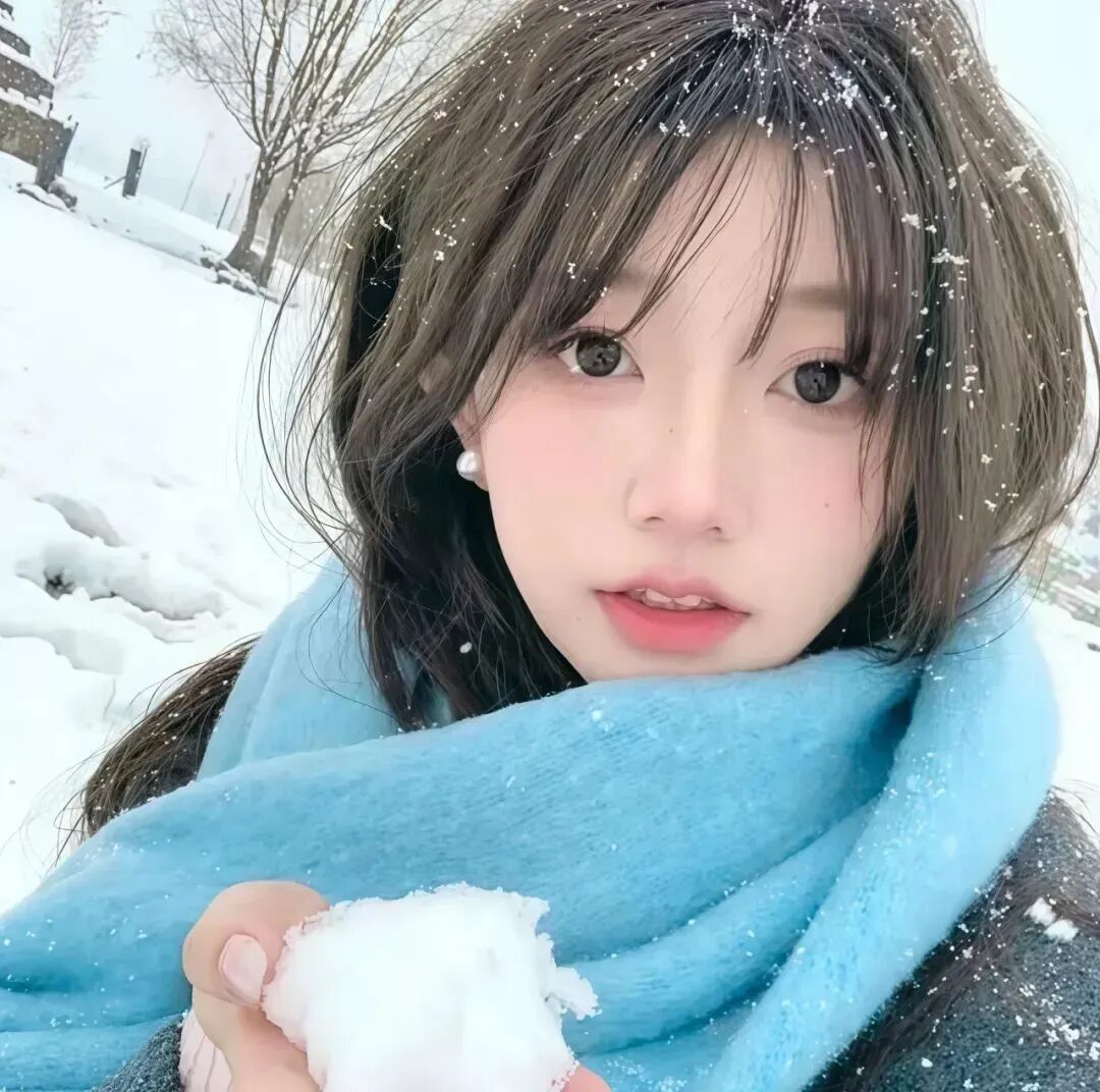 冬天甜妹女生头像
