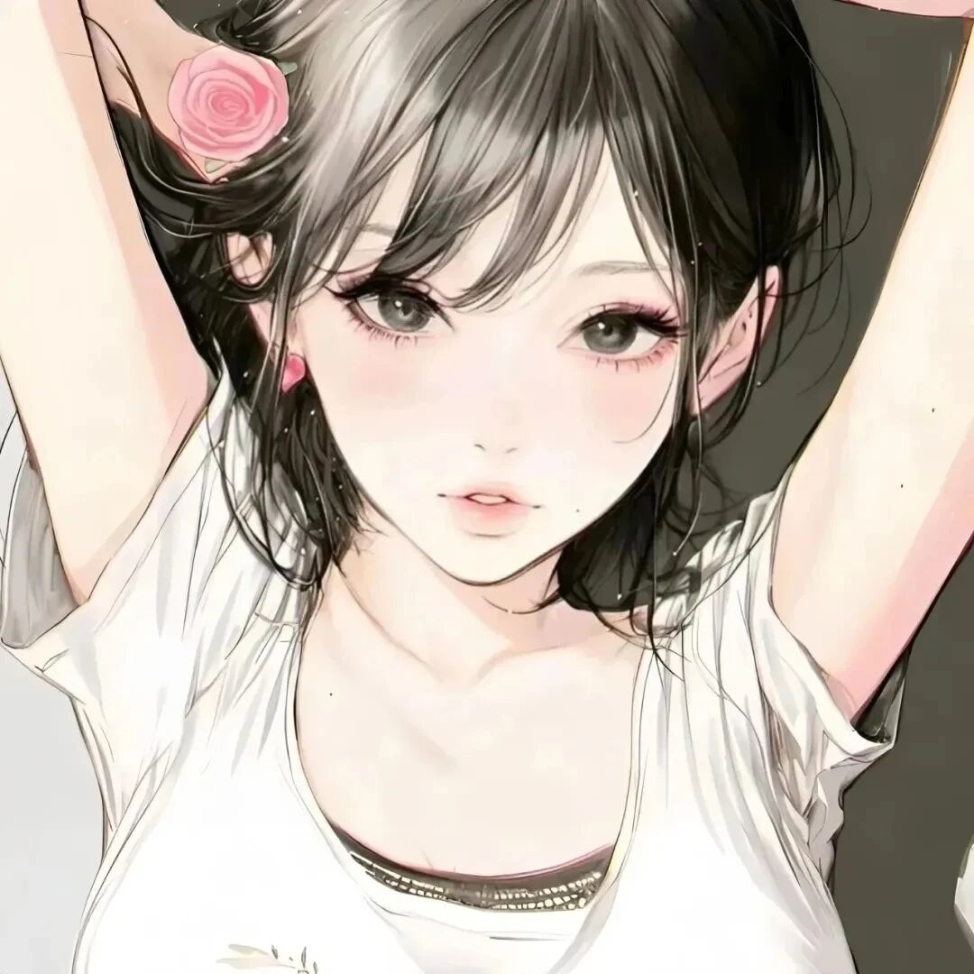 古早感动漫头像女