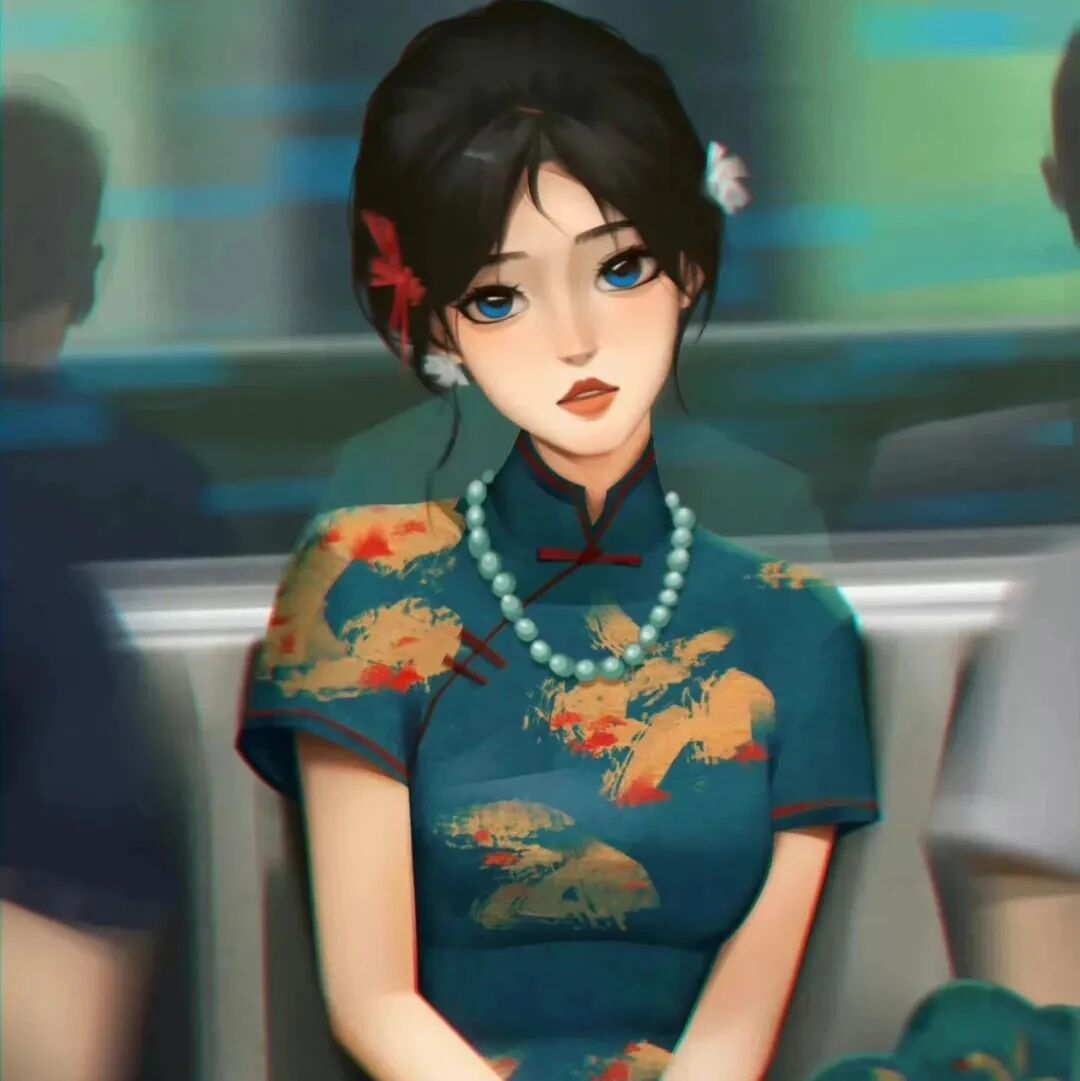 ins手绘动漫头像女