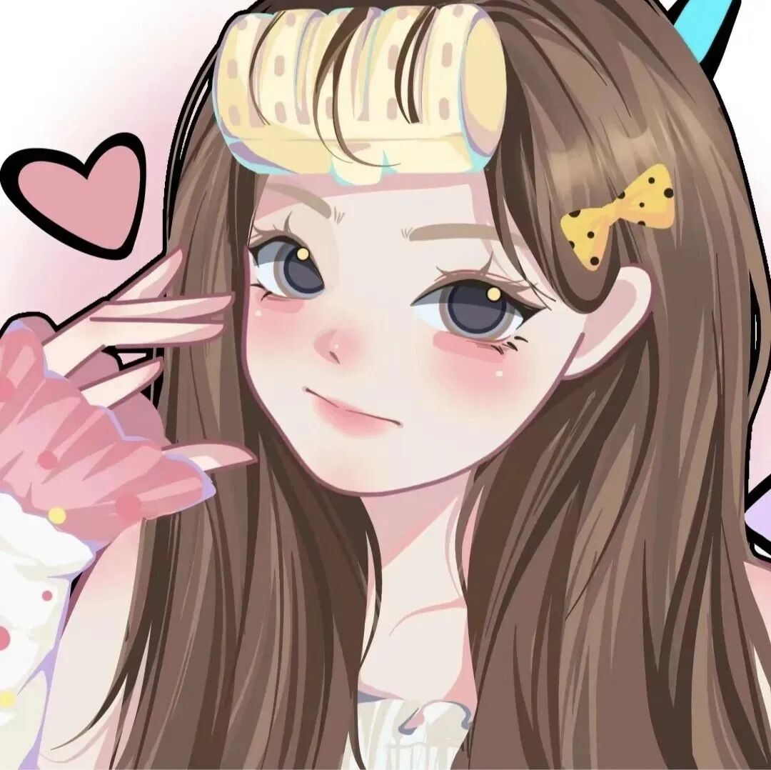 甜妹手绘动漫头像女