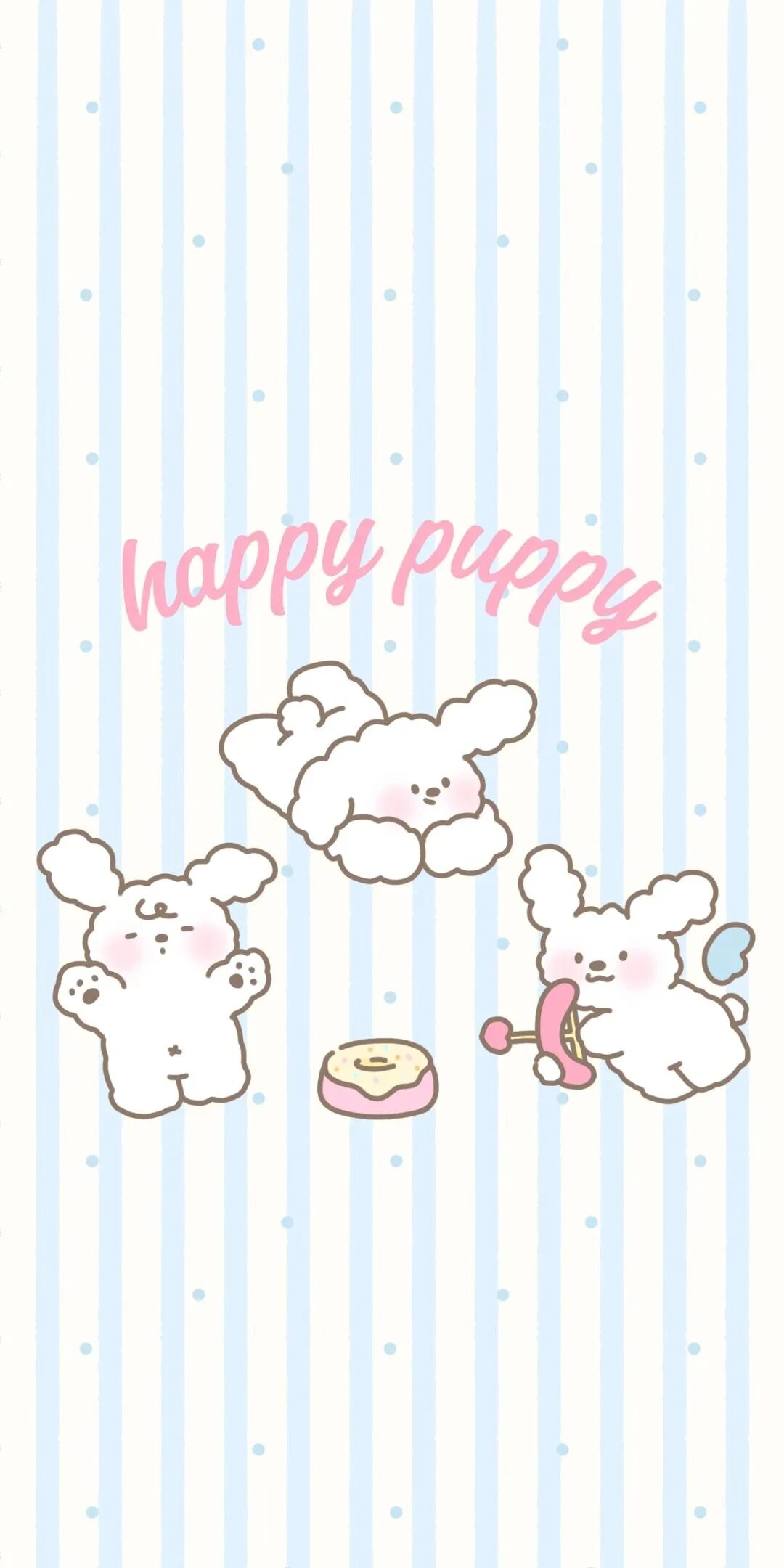 可爱小狗插画壁纸套图