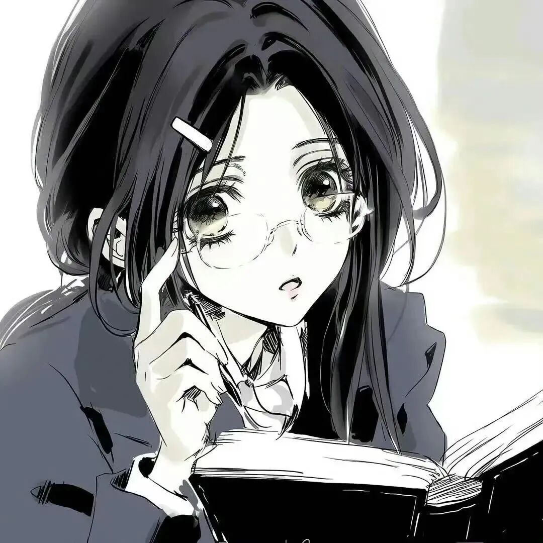 学院风动漫头像女