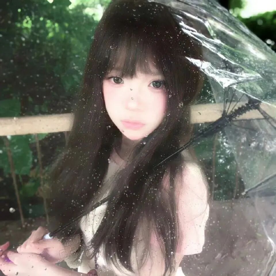 撑伞少萝女生头像