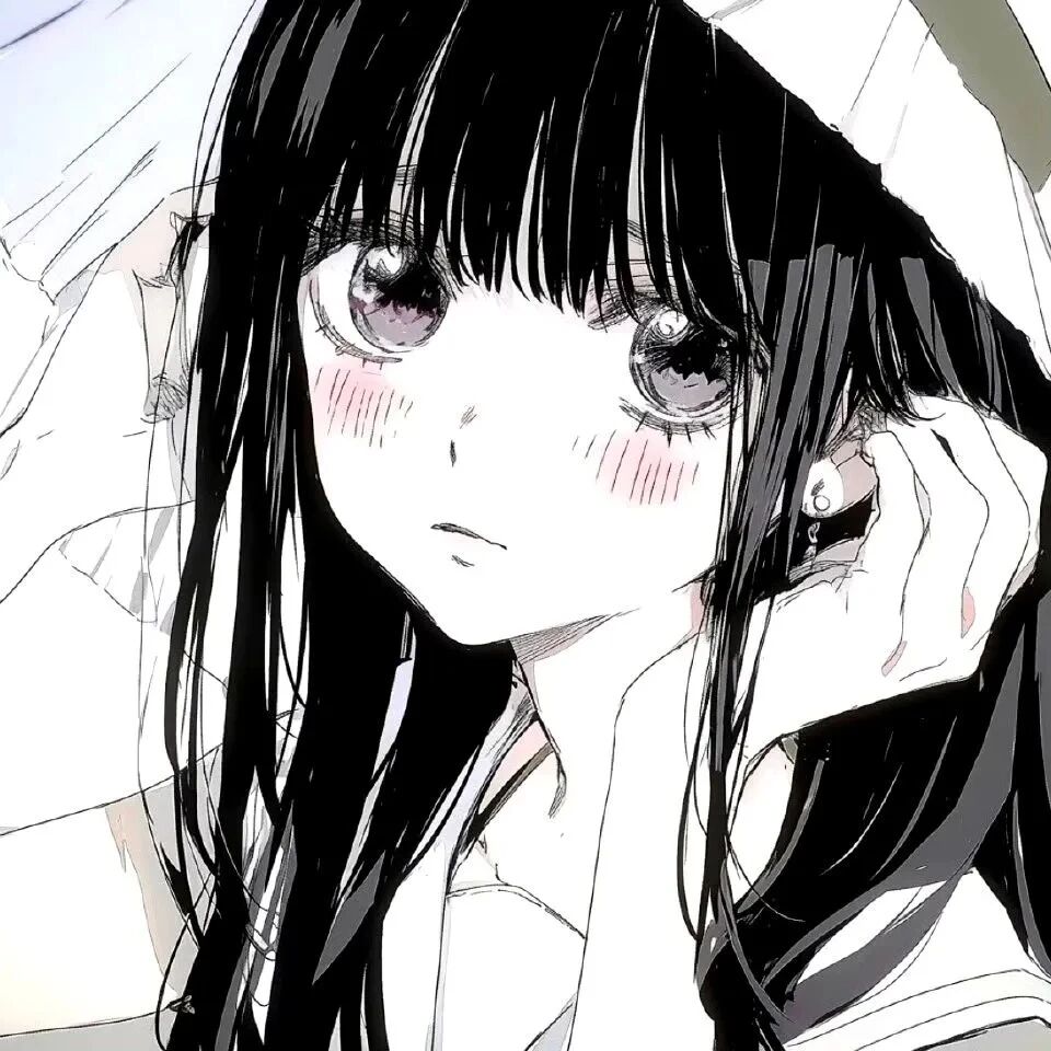 古早感动漫头像女