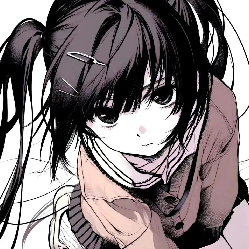 古早感动漫头像女