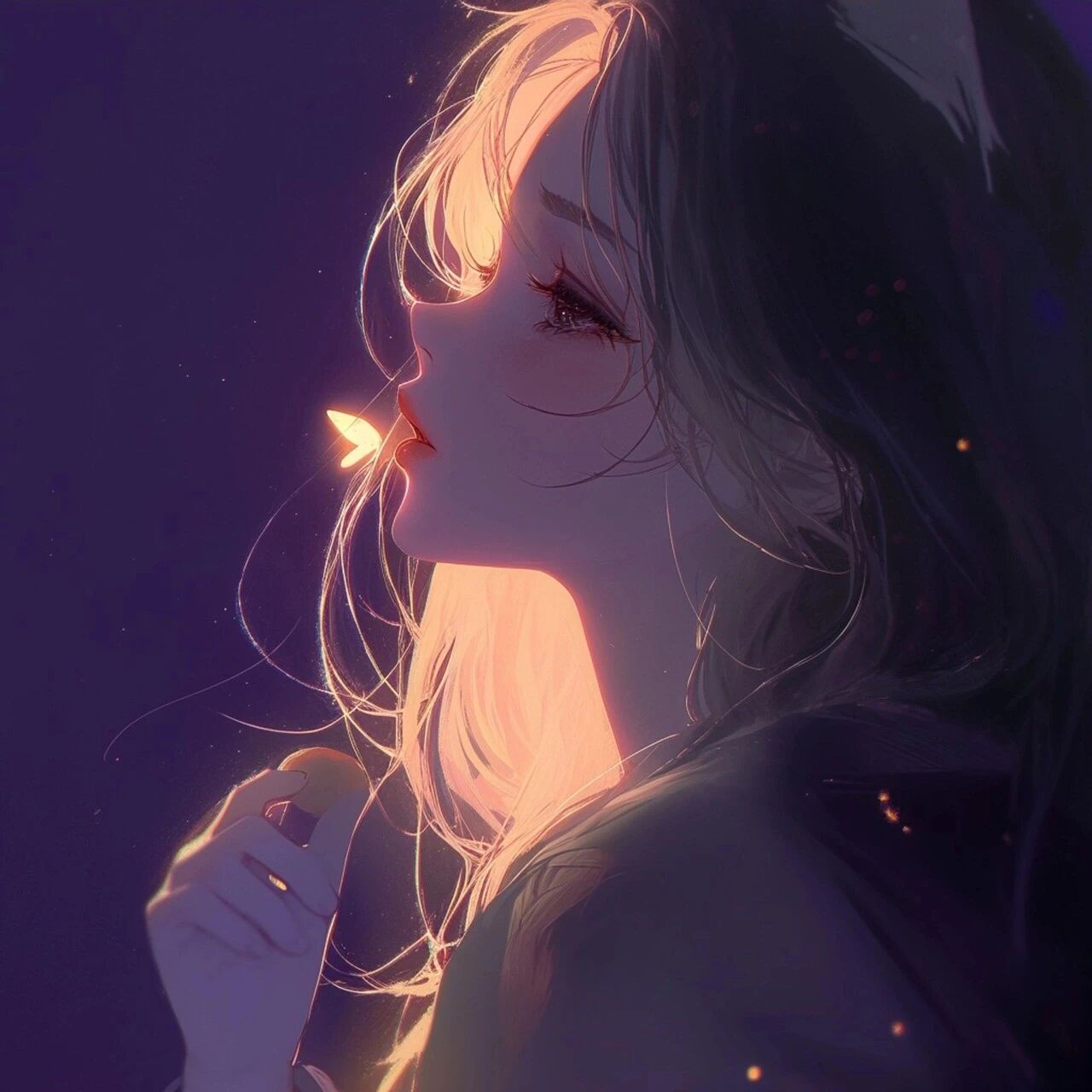 唯美动漫头像女