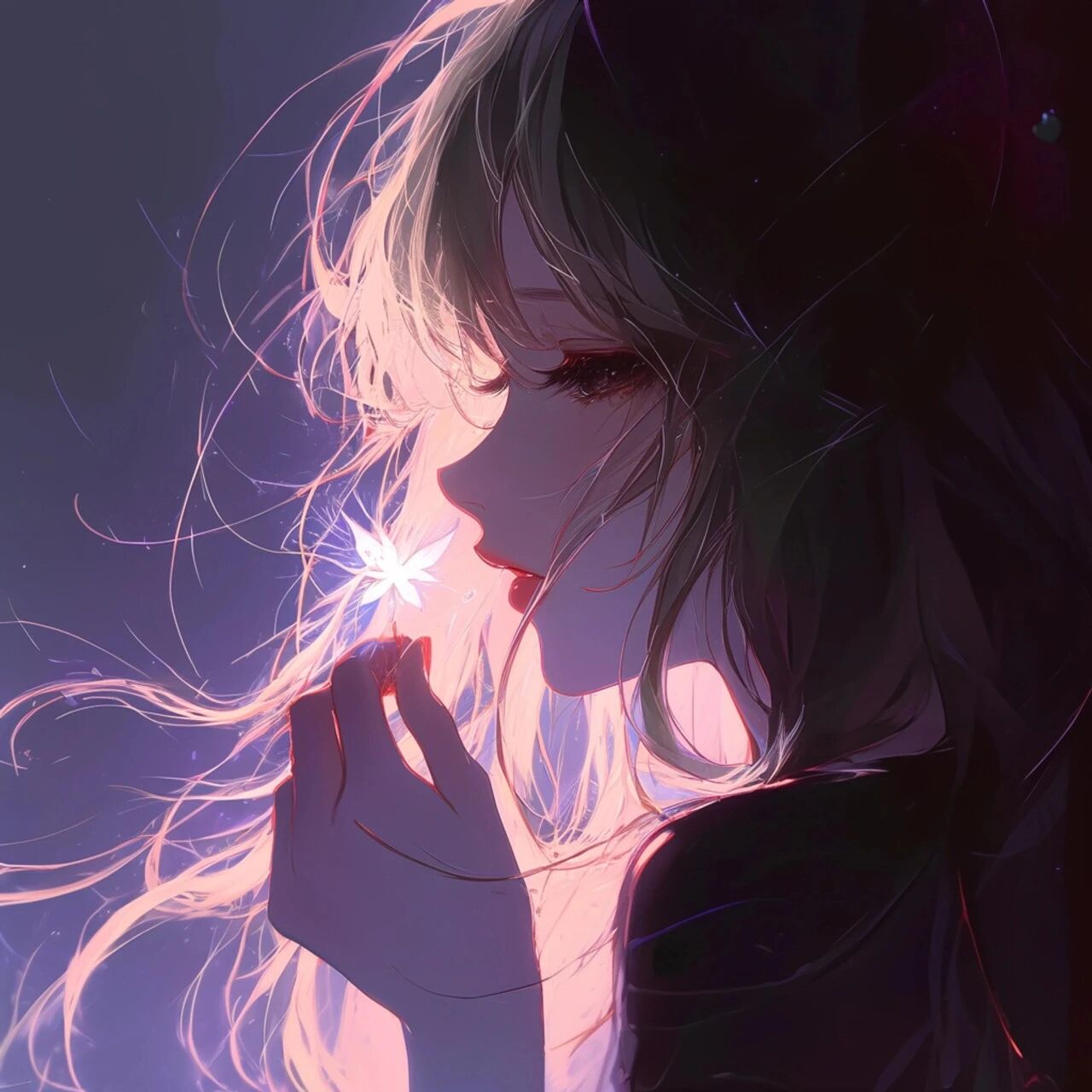 唯美动漫头像女