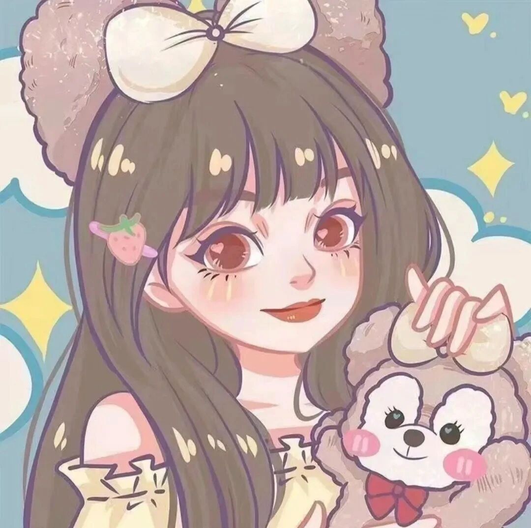 迪士尼可爱手绘动漫头像女