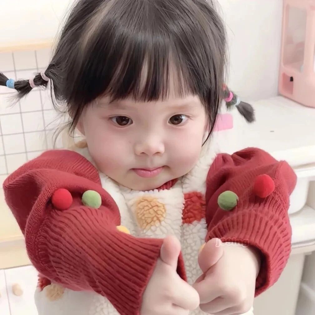 小女孩萌娃头像