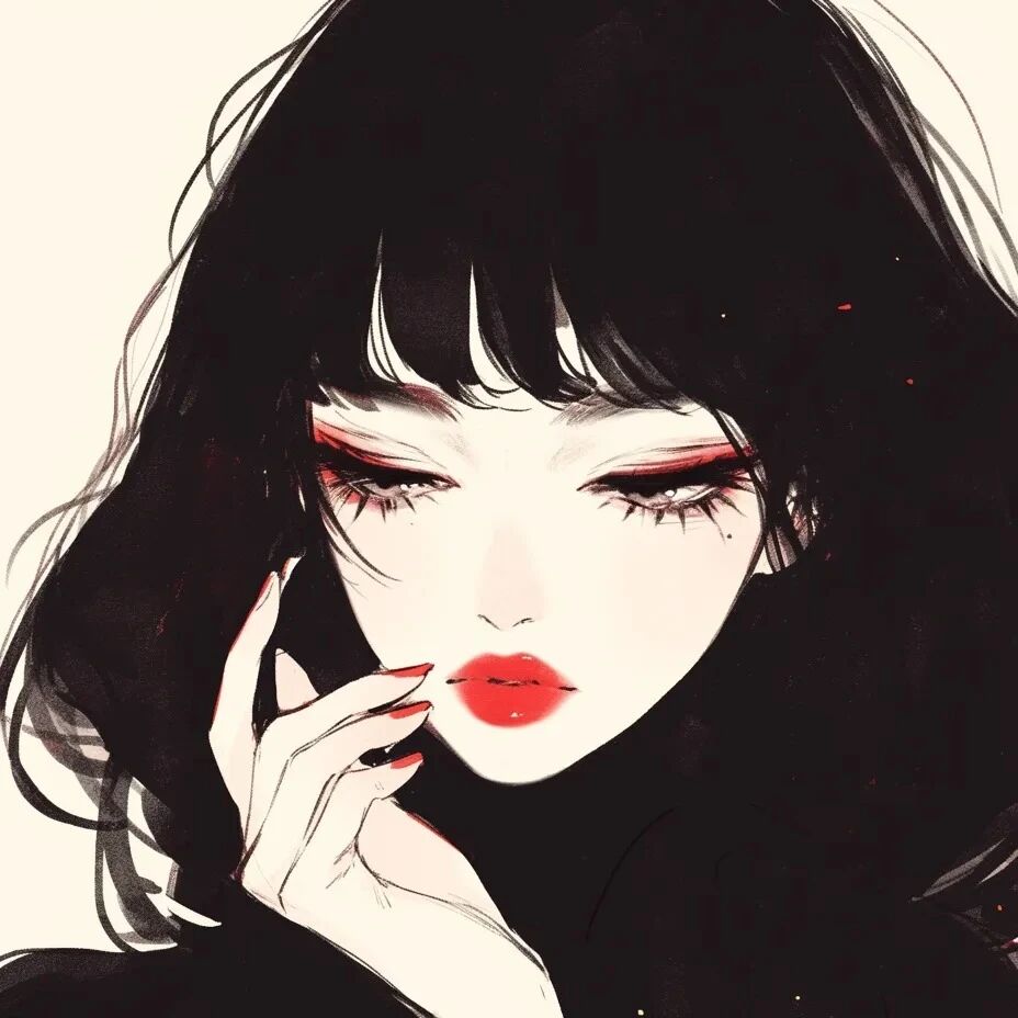 御姐手绘动漫头像女