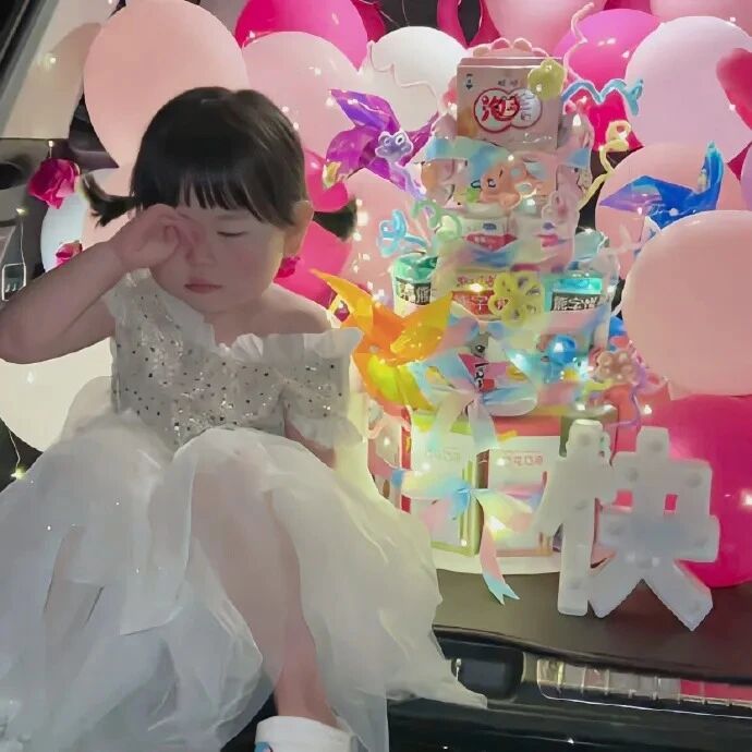生日快乐瑶一瑶小女孩萌娃头像