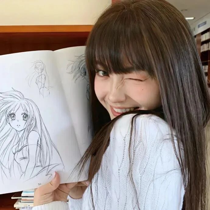 爱笑甜妹女生头像