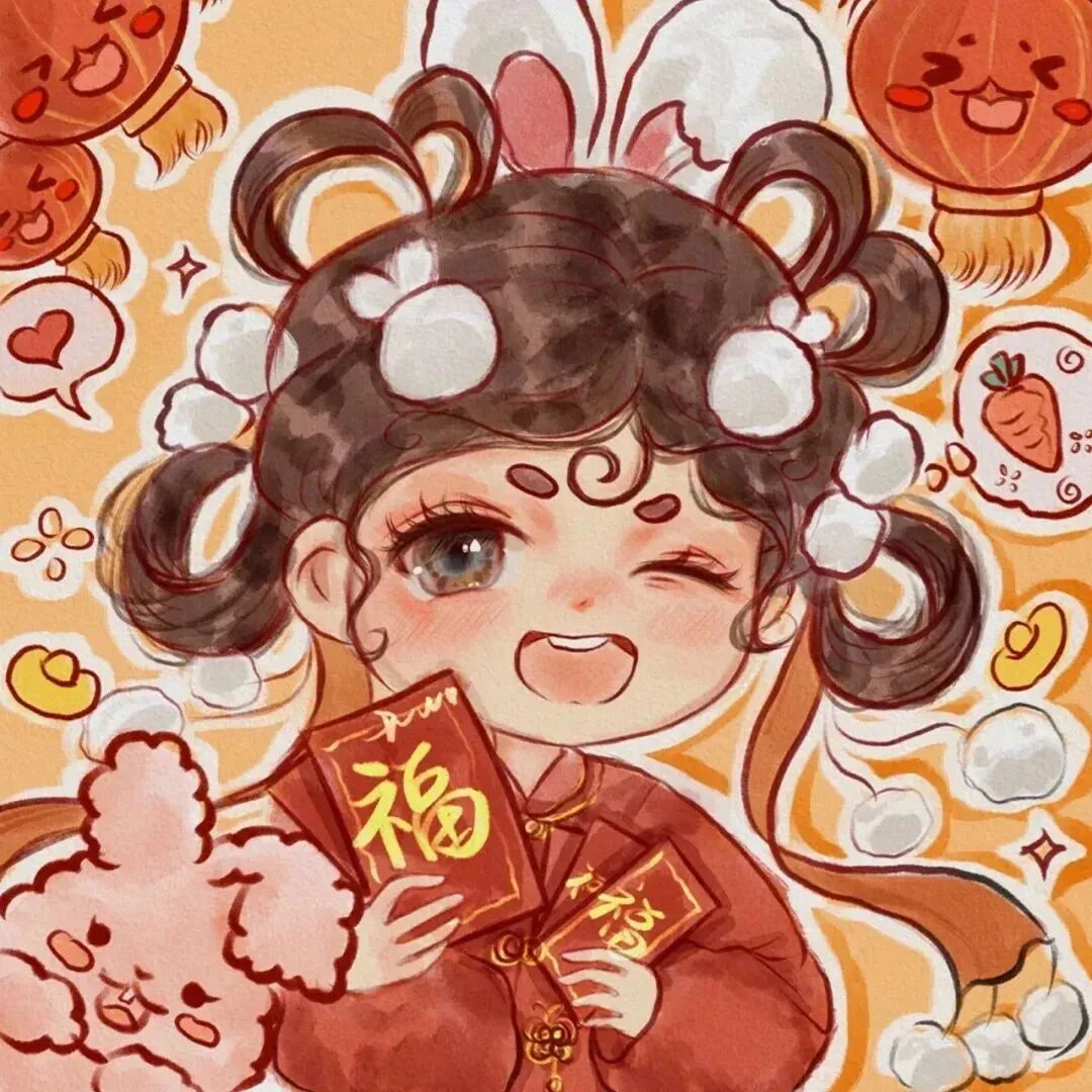 动漫头像  动漫女 动漫女头  动漫头像女 新年 新年头像 新年动漫头像 新年动漫女头 新年动漫女