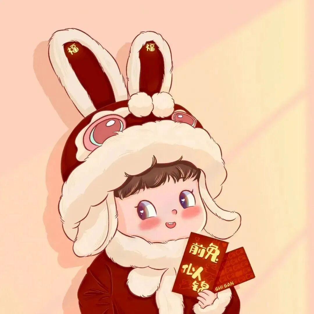 情侣头像 可爱情侣头像 可爱情头  情头 新年 新年头像 新年情头 新年情侣头像