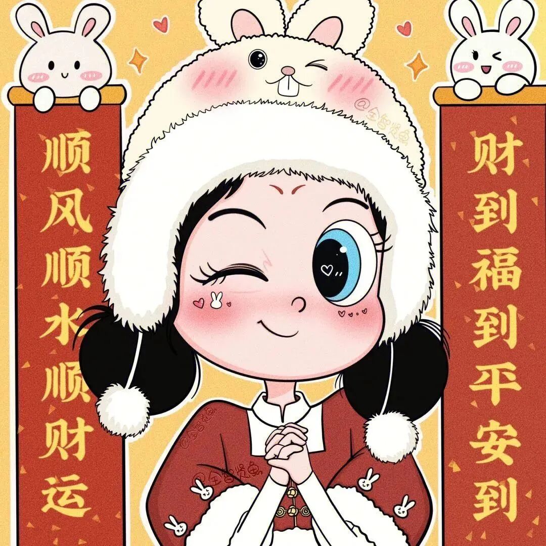 闺蜜头像 闺蜜 动漫闺蜜头像  三人闺蜜 三人闺蜜头像 新年 新年头像 新年闺蜜 新年闺蜜头像