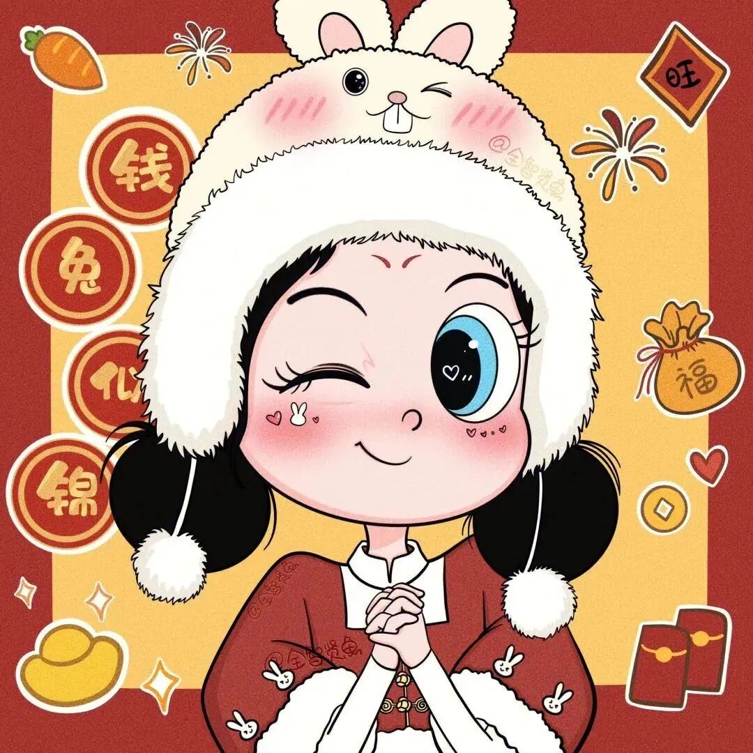 闺蜜头像 闺蜜 动漫闺蜜头像  三人闺蜜 三人闺蜜头像 新年 新年头像 新年闺蜜 新年闺蜜头像
