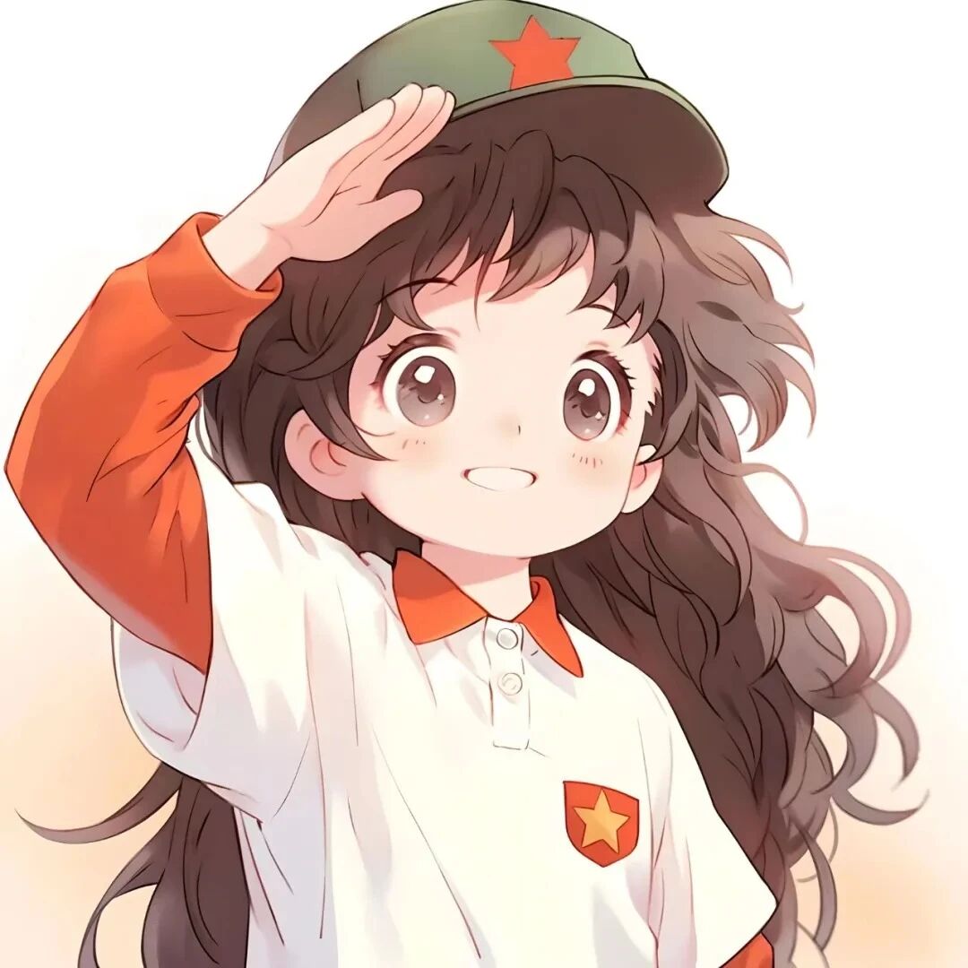 国庆节动漫头像女