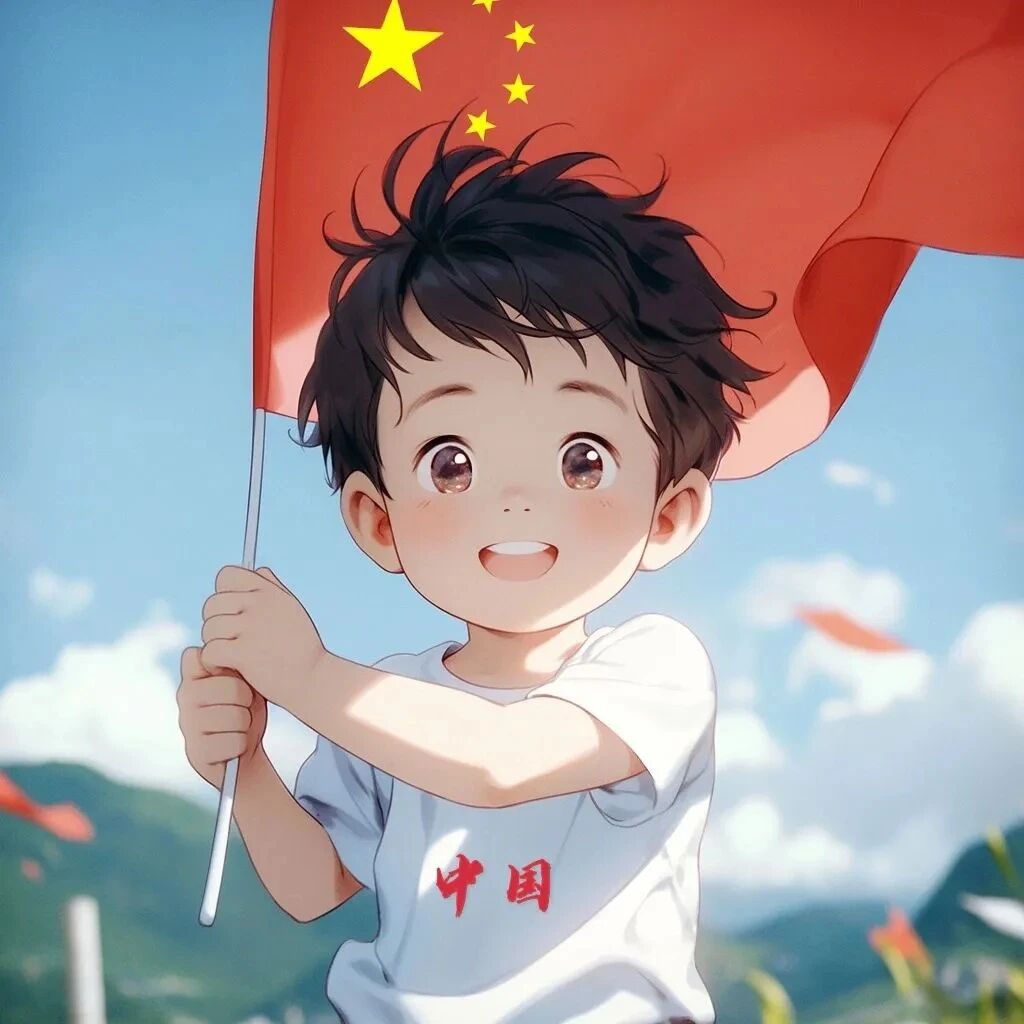 国庆节动漫头像男