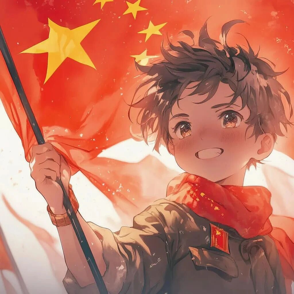 国庆节动漫头像男