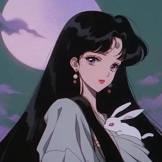 古早感动漫头像女