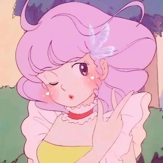 古早感动漫头像女