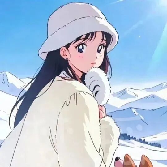 古早感动漫头像女